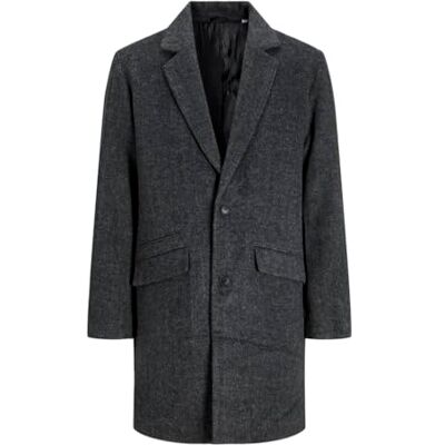 JACK & JONES Jjhays ull blandning rock rock, Mörkgrå melange/detalj: HERRINGBON, L JACK & JONES Jjhays ull blandning rock rock, Mörkgrå melange/detalj: HERRINGBON, L