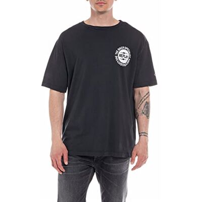 Replay Herr M6488 T-shirt, 099 Blackboard, S, 099 Blackboard, S Replay Herr M6488 T-shirt, 099 Blackboard, S, 099 Blackboard, S