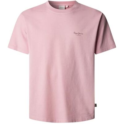 Pepe Jeans herr Jacko t-shirt, rosa (tvättad rosa), M Pepe Jeans herr Jacko t-shirt, rosa (tvättad rosa), M