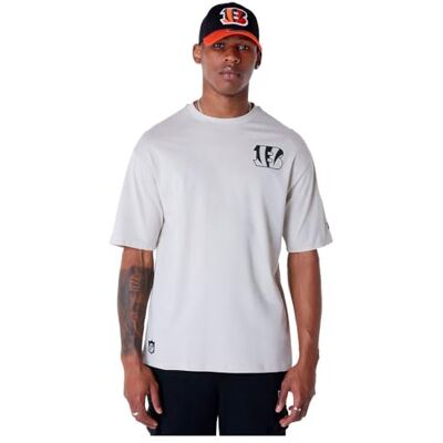 CINCINNATI BENGALS New Era NFL överdimensionerad t-shirt ljus beige CINCINNATI BENGALS New Era NFL överdimensionerad t-shirt ljus beige