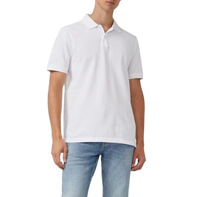 s.Oliver Pikétröja för män, Vit apa, XL s.Oliver Pikétröja för män, Vit apa, XL