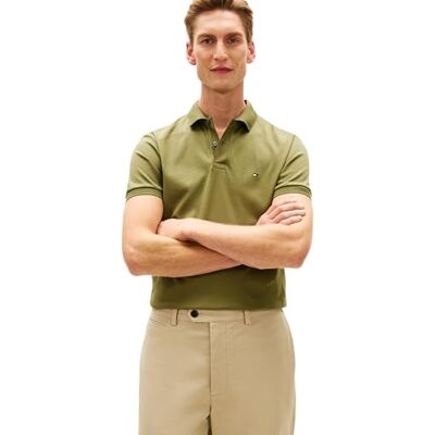 Tommy Hilfiger herr flytande bomull reg säsongspiké Mw0Mw3994, grön, XXL Tommy Hilfiger herr flytande bomull reg säsongspiké Mw0Mw3994, grön, XXL