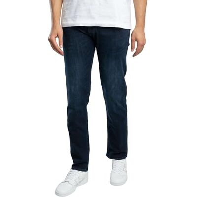 Replay herrjeans Grover rak passform med komfort stretch, Mörkblå 007, 33W / 30L Replay herrjeans Grover rak passform med komfort stretch, Mörkblå 007, 33W / 30L