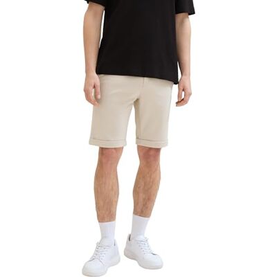 TOM TAILOR Denim Bermudashorts för män, 11754 Light Dove Grey, XS TOM TAILOR Denim Bermudashorts för män, 11754 Light Dove Grey, XS