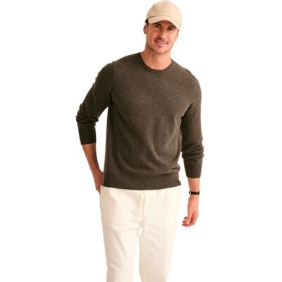 NAADAM The Original Cashmere Crewneck Sweater,Olive,S NAADAM The Original Cashmere Crewneck Sweater,Olive,S