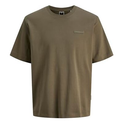 JACK & JONES Jcofusion Interlock Tee Ss Crew Noos, Druva blad, L JACK & JONES Jcofusion Interlock Tee Ss Crew Noos, Druva blad, L