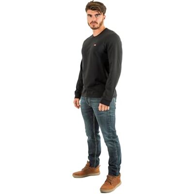 Levi's herr T-tröja Long-Sleeve Original Housemark Tee, Mineral Black, S Levi's herr T-tröja Long-Sleeve Original Housemark Tee, Mineral Black, S