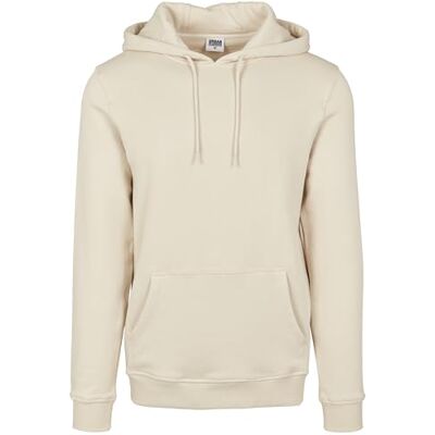 Urban Classics Organisk basic huvtröja för män, Beige (och 00208), S Urban Classics Organisk basic huvtröja för män, Beige (och 00208), S