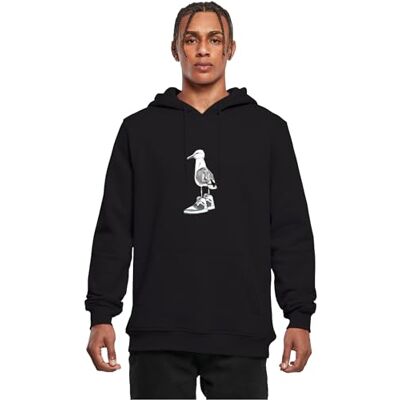 Tee Huvtröja för män, fisksneakers hoodie, huvtröja med grafiktryck, normal passform, storlekar XS – 5XL, svart, XS Tee Huvtröja för män, fisksneakers hoodie, huvtröja med grafiktryck, normal passform, storlekar XS – 5XL, svart, XS