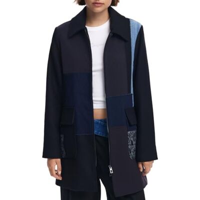 Desigual COAT_PATCH, 2000 svart, L, svart, L Desigual COAT_PATCH, 2000 svart, L, svart, L