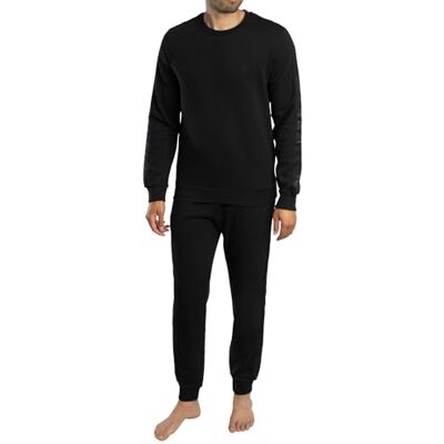 Giorgio Armani MAN'S BASIC Frotté LOUNGEWEAR TRACKSUIT SVART S, Svart, S Giorgio Armani MAN'S BASIC Frotté LOUNGEWEAR TRACKSUIT SVART S, Svart, S