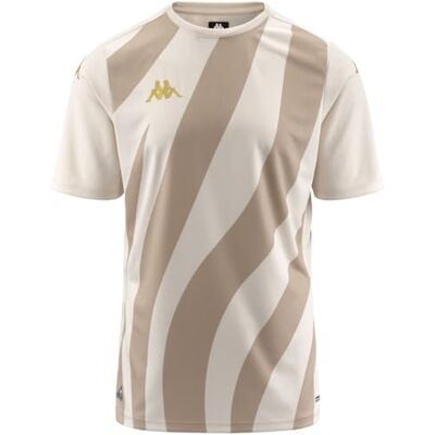 Kappa Player Gaboupre Bekväm och Snygg Teknisk T-shirt, Färg Grå Whitecap och Grå Warm, Storlek 3XL Kappa Player Gaboupre Bekväm och Snygg Teknisk T-shirt, Färg Grå Whitecap och Grå Warm, Storlek 3XL