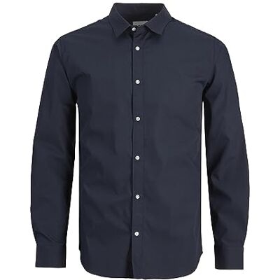 JACK & JONES JACK&JONES JUNIOR Jjjoe-skjorta Ls Tc Sn Mni skjorta, marinblå blazer, 98 JACK & JONES JACK&JONES JUNIOR Jjjoe-skjorta Ls Tc Sn Mni skjorta, marinblå blazer, 98