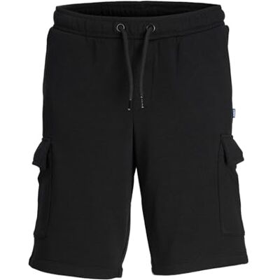 JACK & JONES pojke Jpstbradley Sweat Cargo shorts GMS Jnr, Svart, 176 JACK & JONES pojke Jpstbradley Sweat Cargo shorts GMS Jnr, Svart, 176