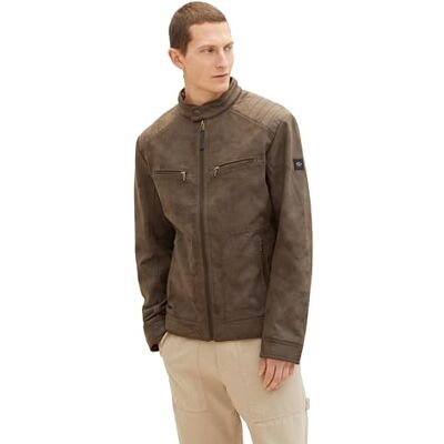 TOM TAILOR Herr 1024298 jacka, 30513-Buffalo brun falsk läder, XXL, 30513 – Buffalo Brown Falskt läder, XXL TOM TAILOR Herr 1024298 jacka, 30513-Buffalo brun falsk läder, XXL, 30513 – Buffalo Brown Falskt läder, XXL