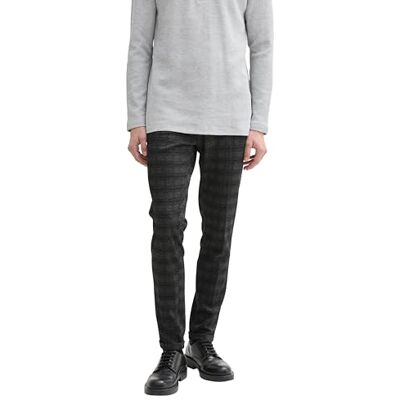TOM TAILOR Denim herr smala chinos byxor, 36766 – Black Grindle Check, M TOM TAILOR Denim herr smala chinos byxor, 36766 – Black Grindle Check, M