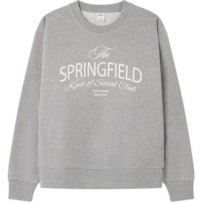 Springfield Branding Fleece ESP Frq herrtröja, Melagne grå, L Springfield Branding Fleece ESP Frq herrtröja, Melagne grå, L