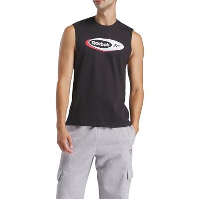 Reebok RI Brand Proud Slvls Tee, svart, S Reebok RI Brand Proud Slvls Tee, svart, S