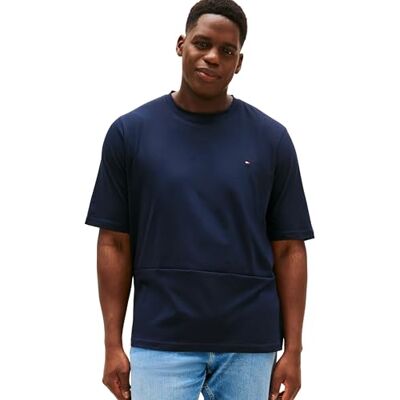 Tommy Hilfiger herr BT-CORE Stretch Slim CN TEE-B MW0MW35061 S/S t-shirt, blå, XXL, Blå (ökenhimmel), XXL Tommy Hilfiger herr BT-CORE Stretch Slim CN TEE-B MW0MW35061 S/S t-shirt, blå, XXL, Blå (ökenhimmel), XXL