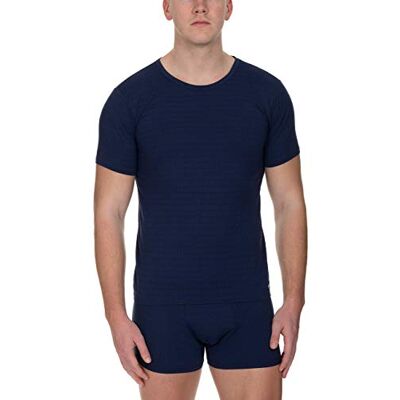 bruno banani T-shirt för män, Blå (Marine Karo 542), M bruno banani T-shirt för män, Blå (Marine Karo 542), M