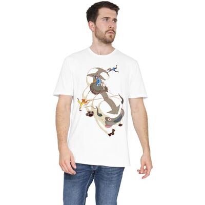 Avatar Hang on Appa unisex t-shirt, Träkol, XXL Avatar Hang on Appa unisex t-shirt, Träkol, XXL