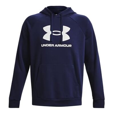 Under Armour Ua Rival huvtröja i fleece för män Under Armour Ua Rival huvtröja i fleece för män