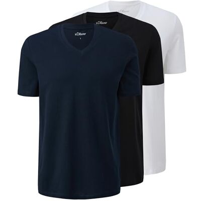 s.Oliver T-shirt för män, 00 x 3, S s.Oliver T-shirt för män, 00 x 3, S