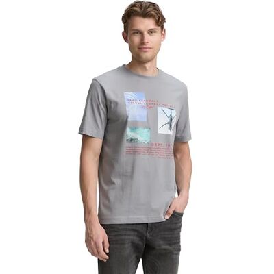TOM TAILOR 1047809 T-shirt, 30992-formell grå, XS herr, Formell grå, XS TOM TAILOR 1047809 T-shirt, 30992-formell grå, XS herr, Formell grå, XS