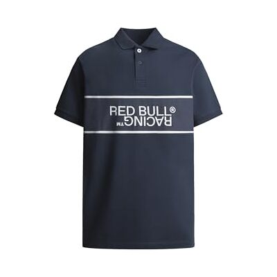 Red Bull Racing X Pepe Jeans herr RBR panel tryck logo polo polo, blå (Dulwich Blue), XS, Blå (Dulwich blå), XS Red Bull Racing X Pepe Jeans herr RBR panel tryck logo polo polo, blå (Dulwich Blue), XS, Blå (Dulwich blå), XS