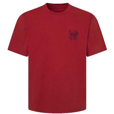 Pepe Jeans herr Suan T-shirt, t-shirt, röd, M, Röd (rubinröd), M Pepe Jeans herr Suan T-shirt, t-shirt, röd, M, Röd (rubinröd), M