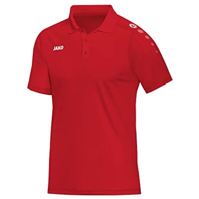 JAKO herr klassisk polo, röd, XXL JAKO herr klassisk polo, röd, XXL