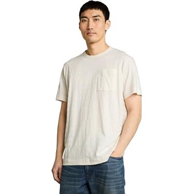 TOM TAILOR 1050224 T-tröja, 10348-Gardenia vit, L herr TOM TAILOR 1050224 T-tröja, 10348-Gardenia vit, L herr