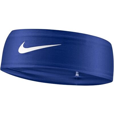 NIKE Dri-Fit Fury Classic Pannband för man, Game Royal/White/White, One Size NIKE Dri-Fit Fury Classic Pannband för man, Game Royal/White/White, One Size