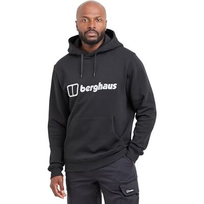 Berghaus herrlogotyp känguruficka ekologisk bomull hel dragkedja med huva Berghaus herrlogotyp känguruficka ekologisk bomull hel dragkedja med huva
