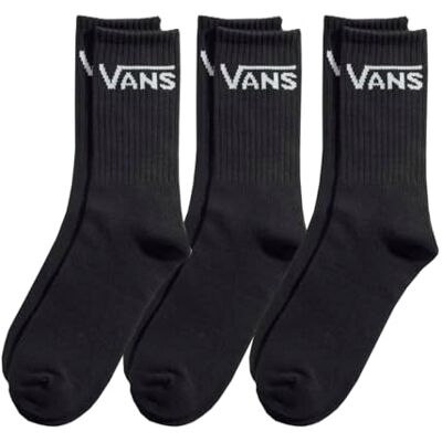 Vans Classic Crew-logotyp, svart, L, Svart, L Vans Classic Crew-logotyp, svart, L, Svart, L