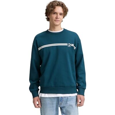 TOM TAILOR Denim herr sweatshirt, 21179 – Djup Pond Green, S TOM TAILOR Denim herr sweatshirt, 21179 – Djup Pond Green, S