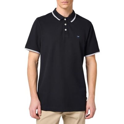 Wrangler Polotröja, svart, XL Wrangler Polotröja, svart, XL