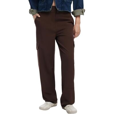 Desigual Pant_SAGUN, 6035 Marron Earth, S, Brun, S Desigual Pant_SAGUN, 6035 Marron Earth, S, Brun, S