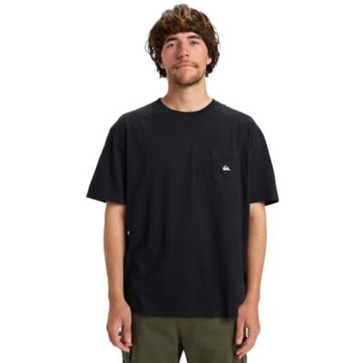 Quiksilver Kortärmad T-shirt salt vatten ficka SS T-shirt svart M Quiksilver Kortärmad T-shirt salt vatten ficka SS T-shirt svart M
