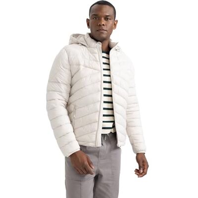 DeFacto A3034ax Mont, Beige, XXL för Män, beige, XXL DeFacto A3034ax Mont, Beige, XXL för Män, beige, XXL