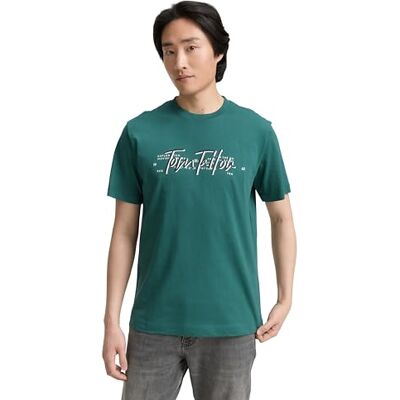 TOM TAILOR T-shirt för män, 14171 – Jaspis grön, XL TOM TAILOR T-shirt för män, 14171 – Jaspis grön, XL