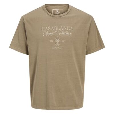 JACK & JONES Jprbluphillip Ss Tee, Elmwood, L JACK & JONES Jprbluphillip Ss Tee, Elmwood, L