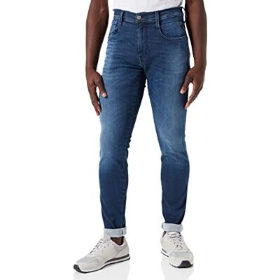 Replay herr Jeans Anbass Hyper Cloud, Blå (Dark Blue 0072), 28W / 30L Replay herr Jeans Anbass Hyper Cloud, Blå (Dark Blue 0072), 28W / 30L