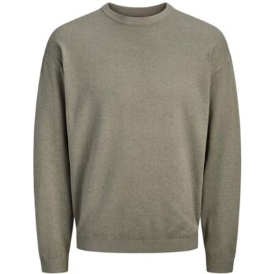 JACK & JONES Herr Jjcole stickad rund hals, Vetiver, M, Vetiver, M JACK & JONES Herr Jjcole stickad rund hals, Vetiver, M, Vetiver, M