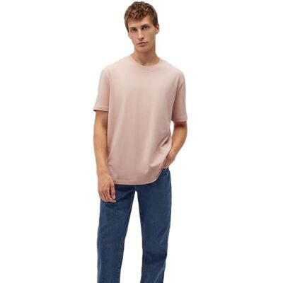 Mavi Kortärmad T-shirt för män, rosa rök, M, Rosenrök, M Mavi Kortärmad T-shirt för män, rosa rök, M, Rosenrök, M