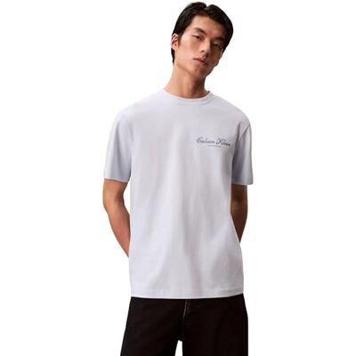 Calvin herr 20S mars grafisk säsongsbetonade Fashi LV04RF822G grafiska t-shirts, blå, XL Calvin herr 20S mars grafisk säsongsbetonade Fashi LV04RF822G grafiska t-shirts, blå, XL