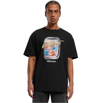 Tee herr hoodies Compton EMB Hoody, överdimensionerad passform, bomull 100%, L, svart, L Tee herr hoodies Compton EMB Hoody, överdimensionerad passform, bomull 100%, L, svart, L