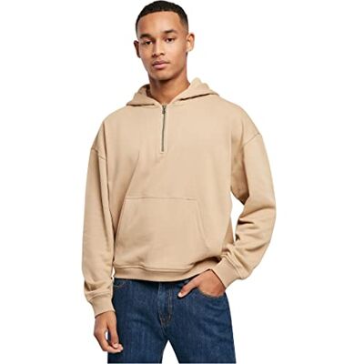 Urban Classics Herr boxy huvtröja med dragkedja, unionbeige, XXL, Unionbeige, XXL Urban Classics Herr boxy huvtröja med dragkedja, unionbeige, XXL, Unionbeige, XXL