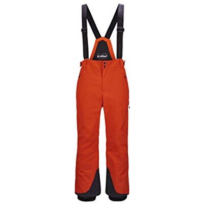 Killtec herr Kuopio Mn skidbyxor funktionella byxor med avtagbara remmar, kantskydd och snöskydd Orange XL Killtec herr Kuopio Mn skidbyxor funktionella byxor med avtagbara remmar, kantskydd och snöskydd Orange XL