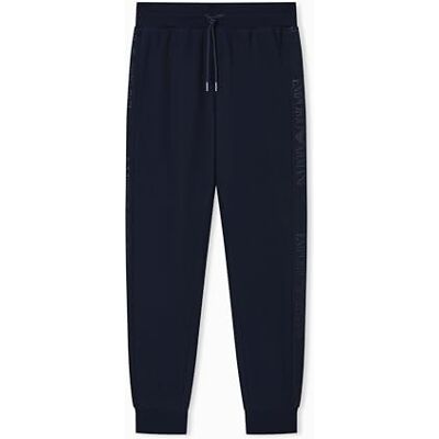 Giorgio Armani Herr Basic Terry Byxor med manschetter Blå XXL, BLÅ, XXL Giorgio Armani Herr Basic Terry Byxor med manschetter Blå XXL, BLÅ, XXL